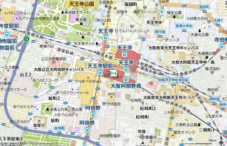 有）石崎コンタクトレンズ室付近の地図